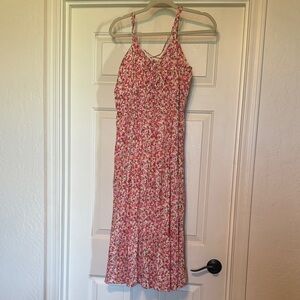 Time and Tru Pink Floral Maxi Dress
